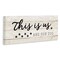 Stupell Industries This Is Us & Our Dog Phrase Canvas Wall Art